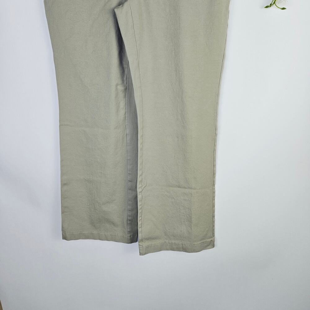 Eddie Bauer Curvy Fit Chino Pants Women 8 Khaki Tan Stretch Casual Office Career - Picture 4 of 12